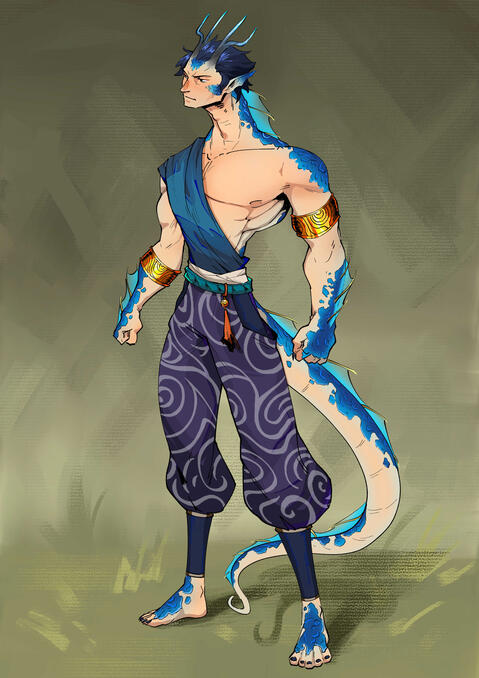 Full body basic background